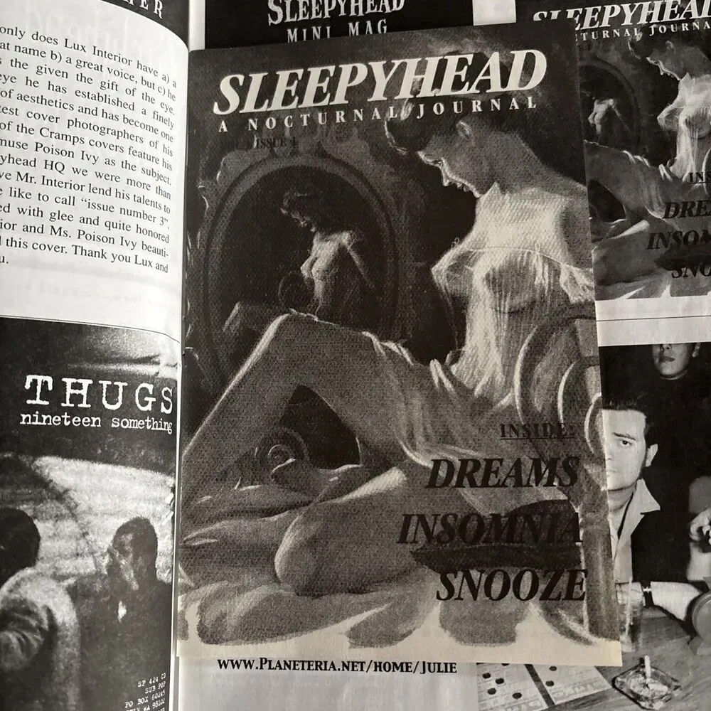 Girlyhead #3  Magazine Zine The Cramps Poison Ivy Cover 1999
